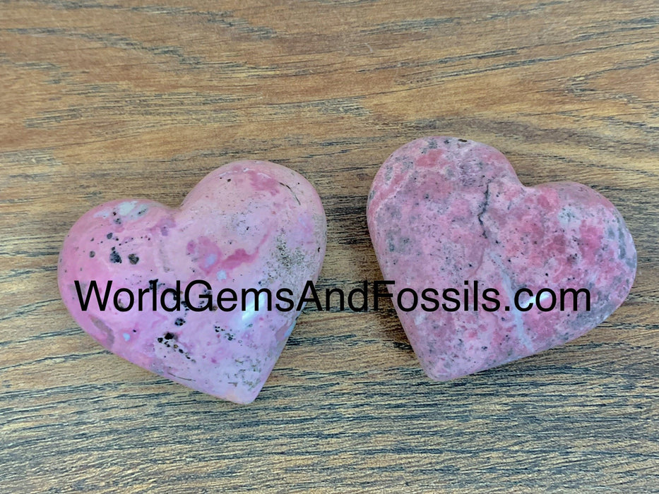 Rhodonite Heart 47-50mm