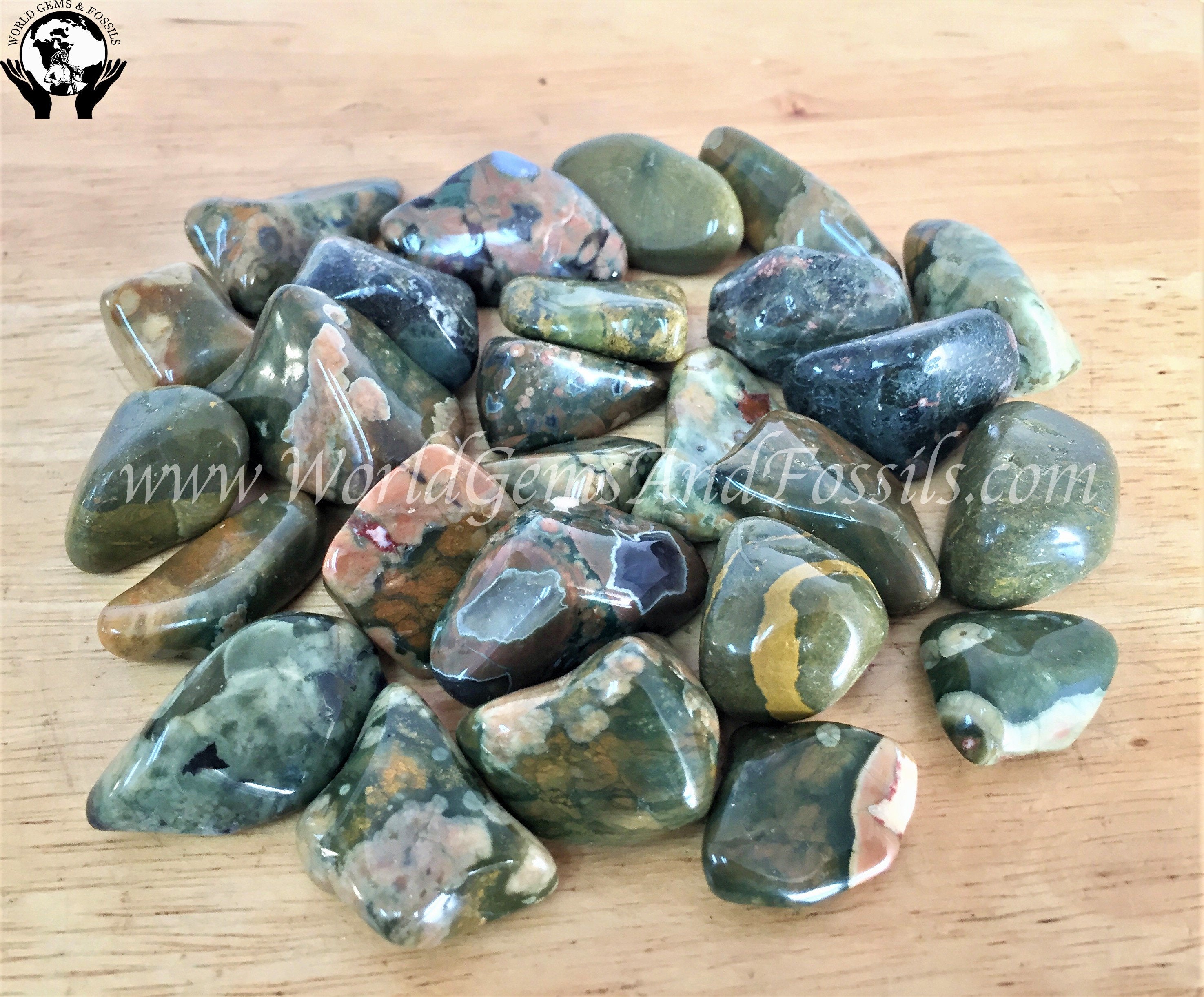 Rhyolite Tumbled Stones