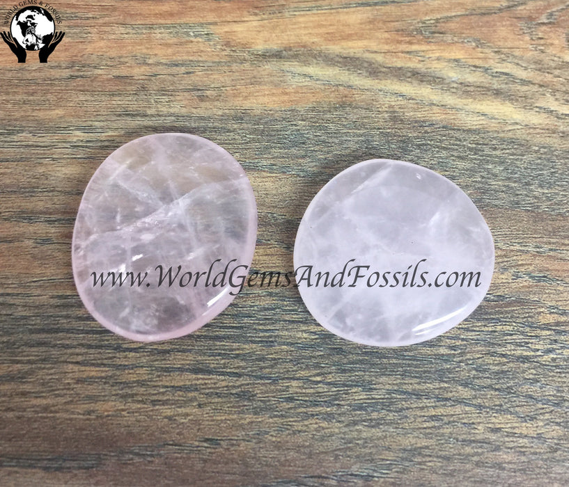 Rose Quartz Palm Stone