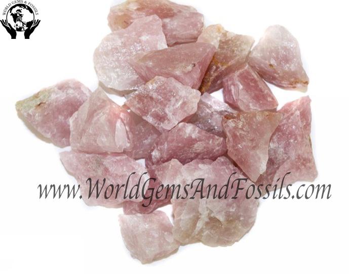 Rose Quartz Rough Stones 1.5-3.5 oz Size