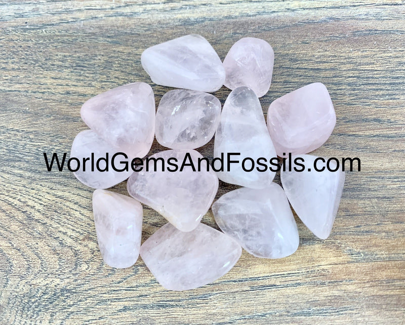 Rose Quartz Tumbled Stones Madagascar 1 lb