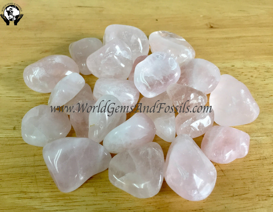 Rose Quartz Tumbled Stone 1 lb