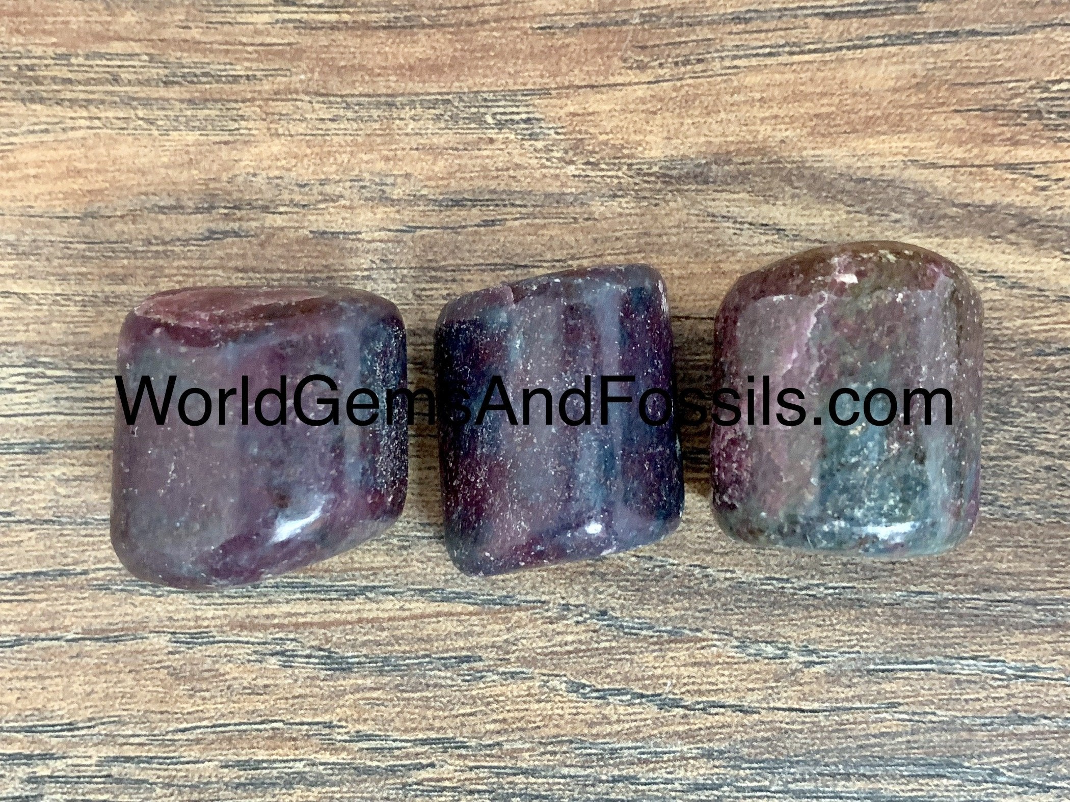 Ruby Kyanite Tumbled Stones 3pcs