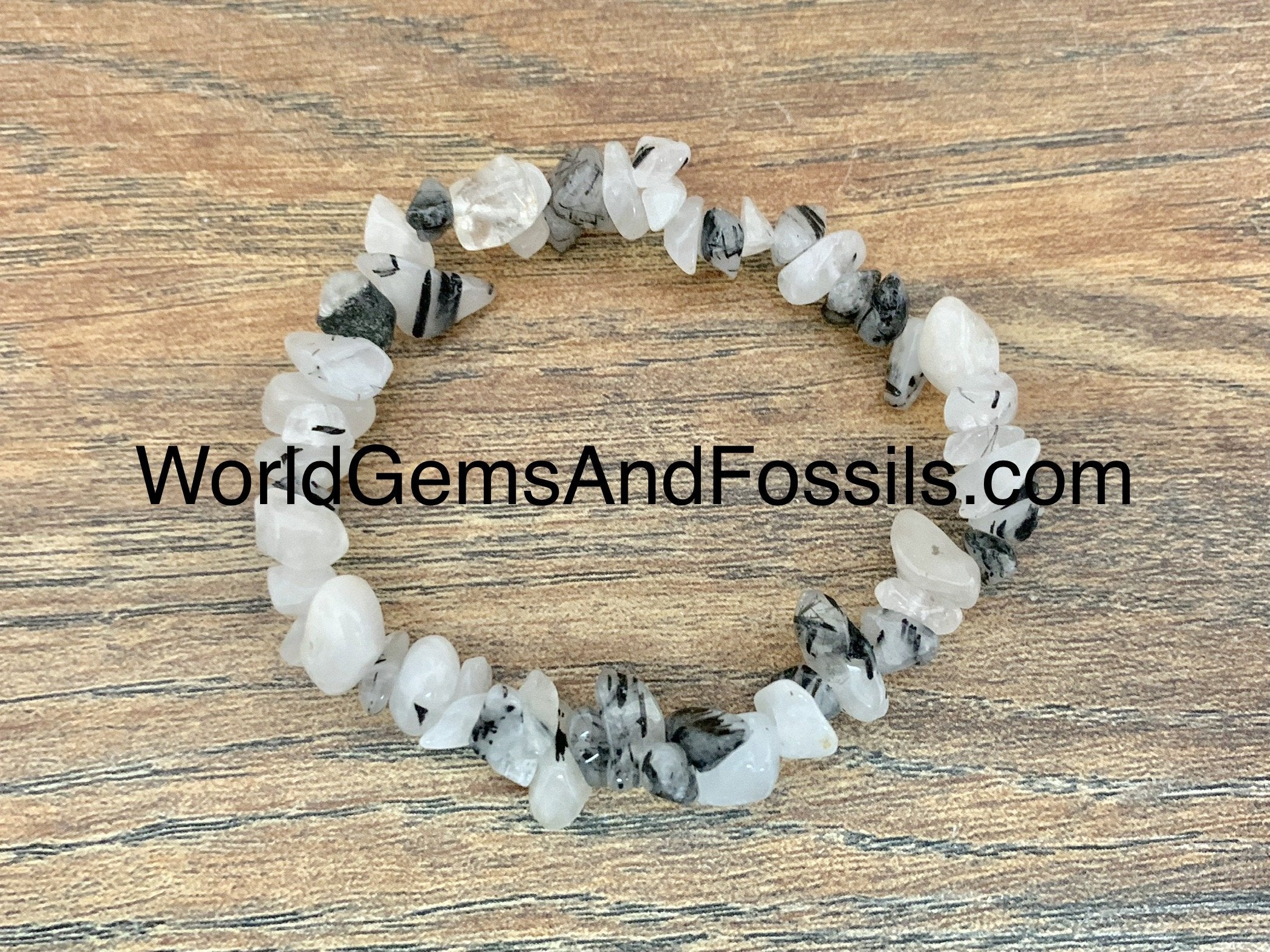 Rutilated Quartz Chip Bracelets