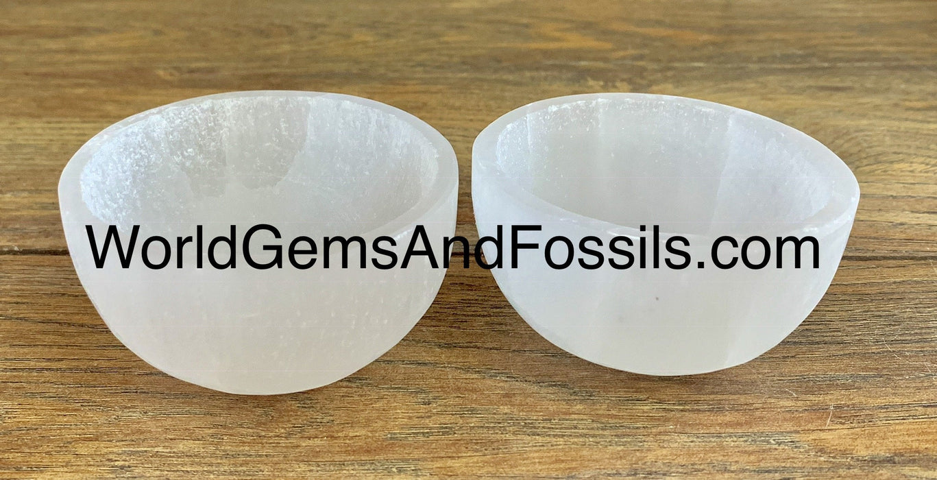 Selenite Bowl Round 3"  Box/100pcs