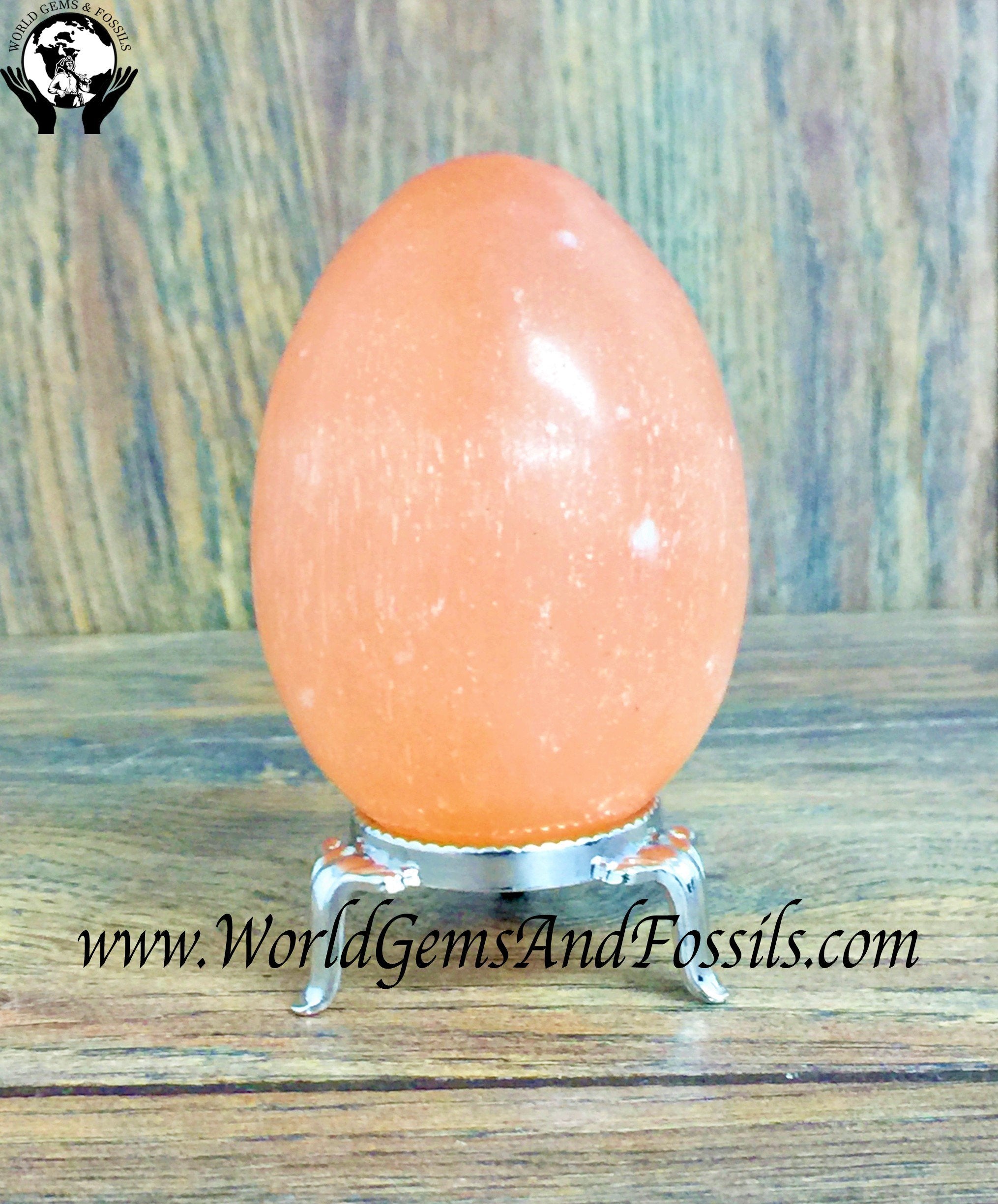 Selenite Eggs Orange