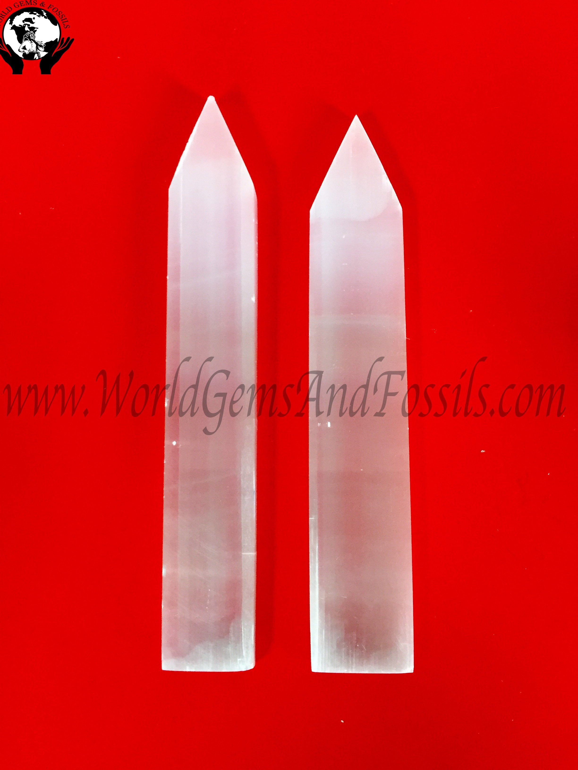 Selenite Flat/Point Wands