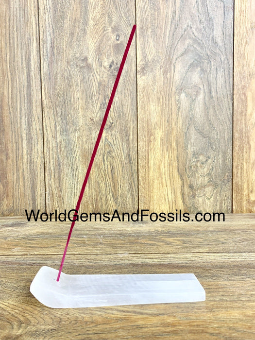 Selenite Incense Holder