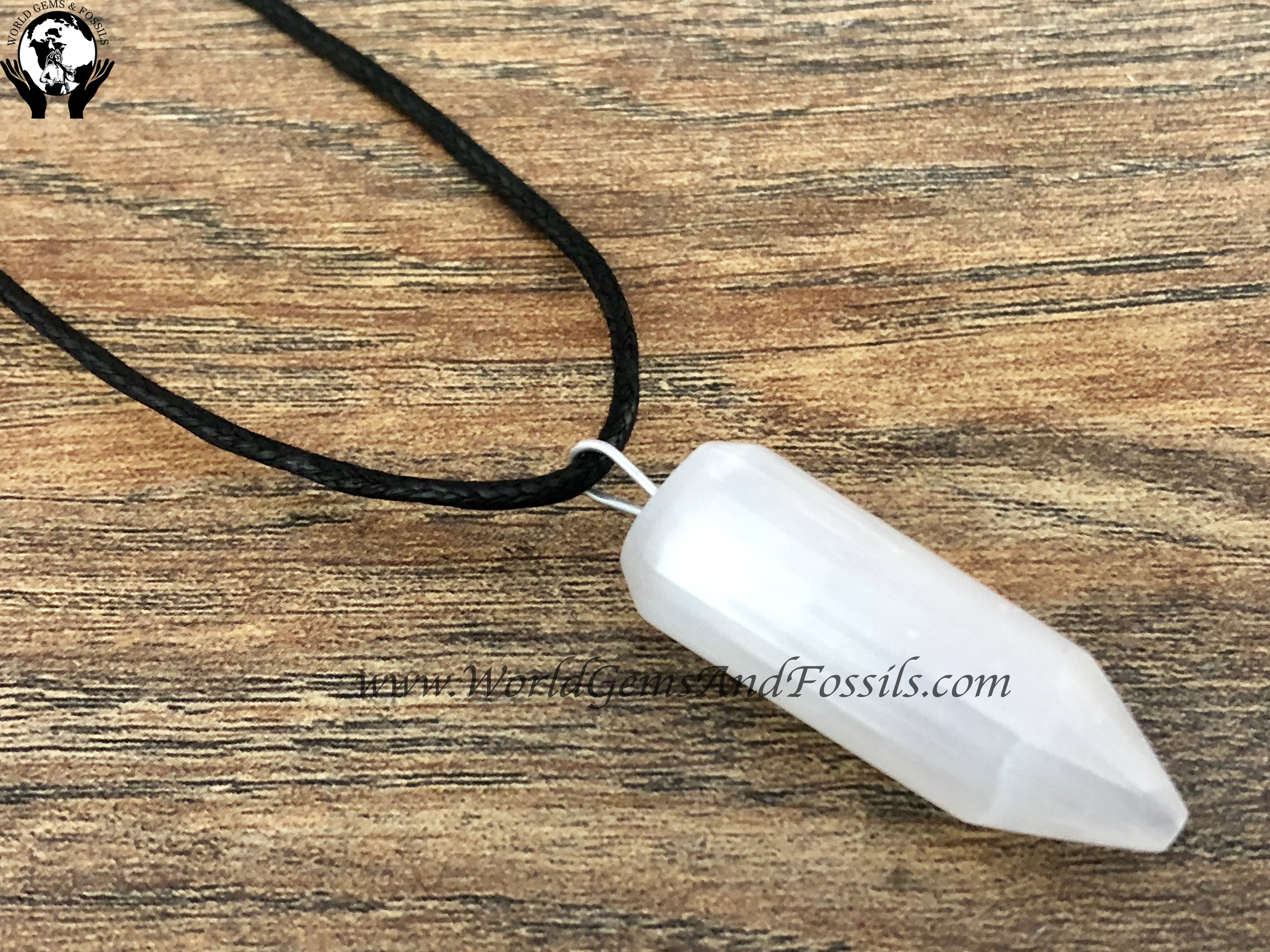 Selenite Pencil Neckalce A