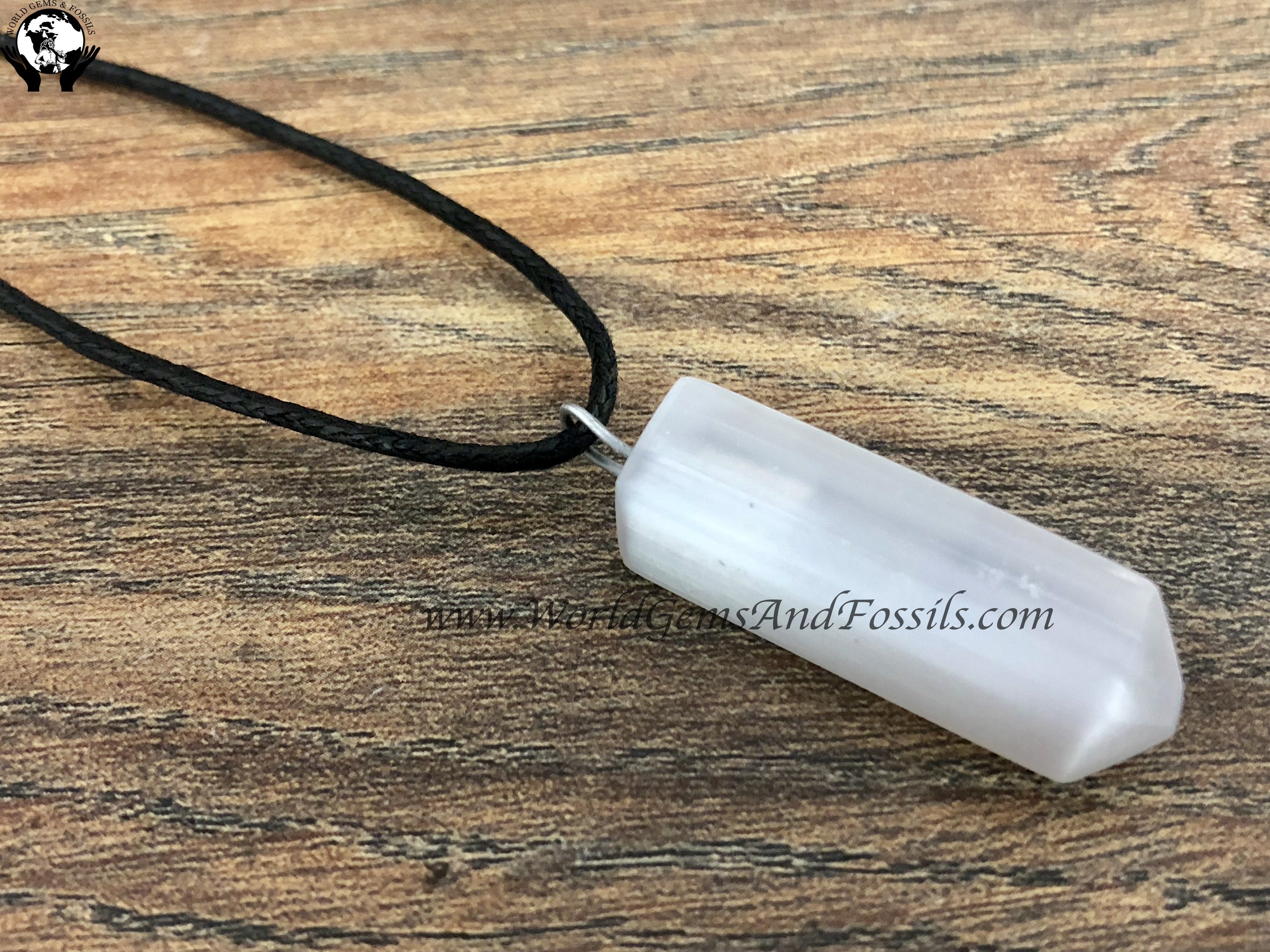 Selenite Pencil Neckalce B