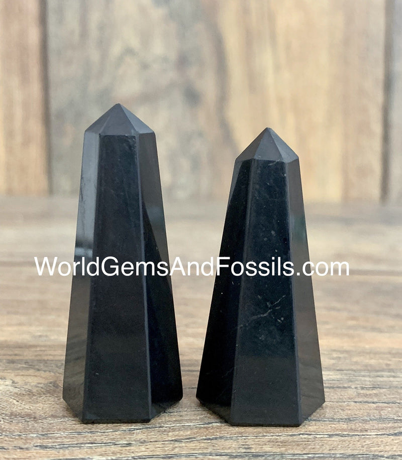 Shungite Faceted Point 1.7"-2"