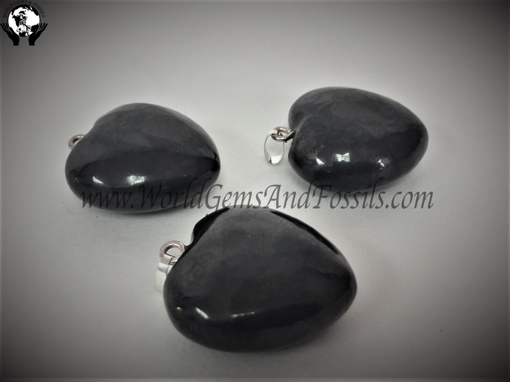 Shungite Heart Pendants