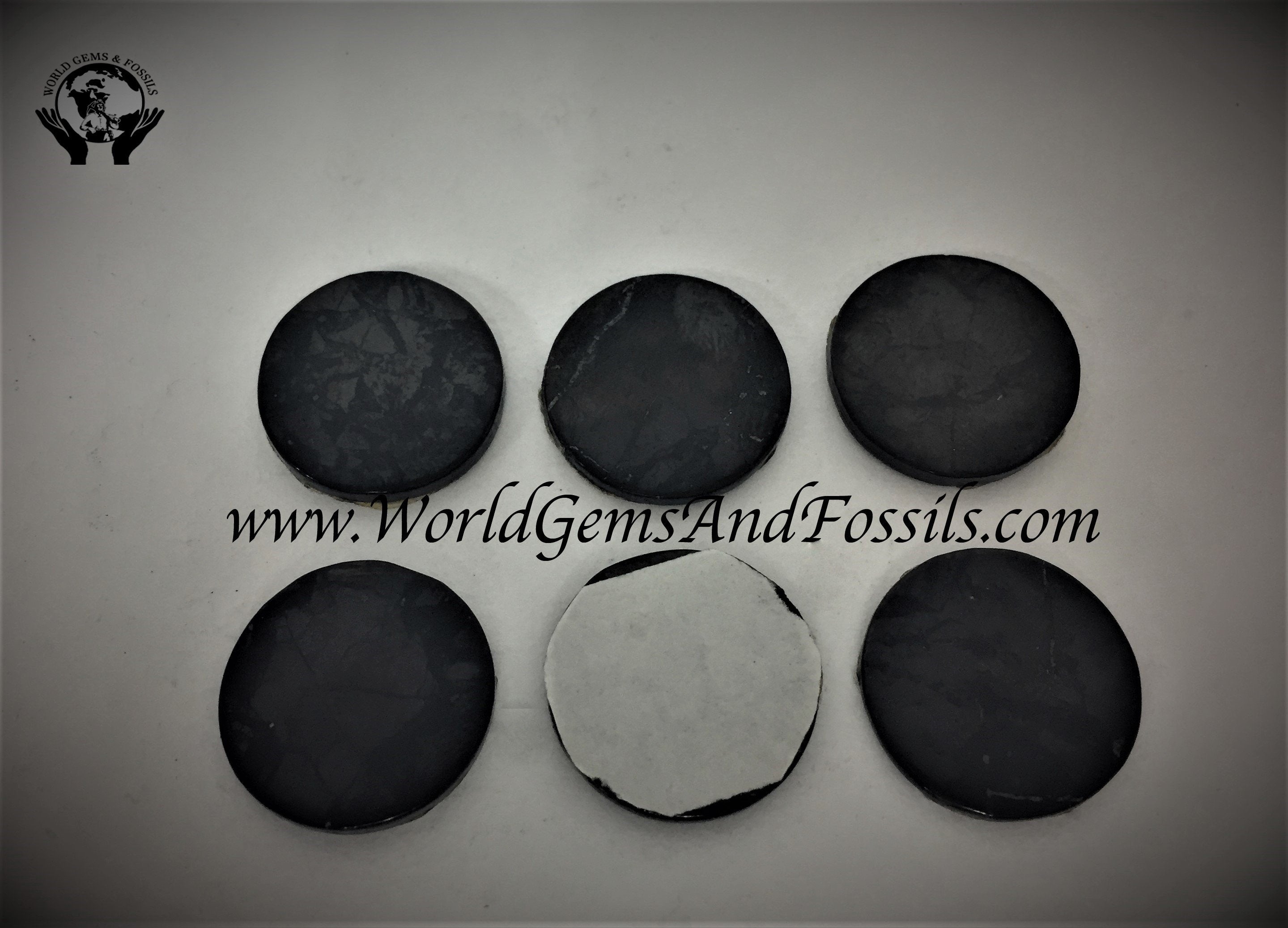 Shungite Round Cell Phone Plates