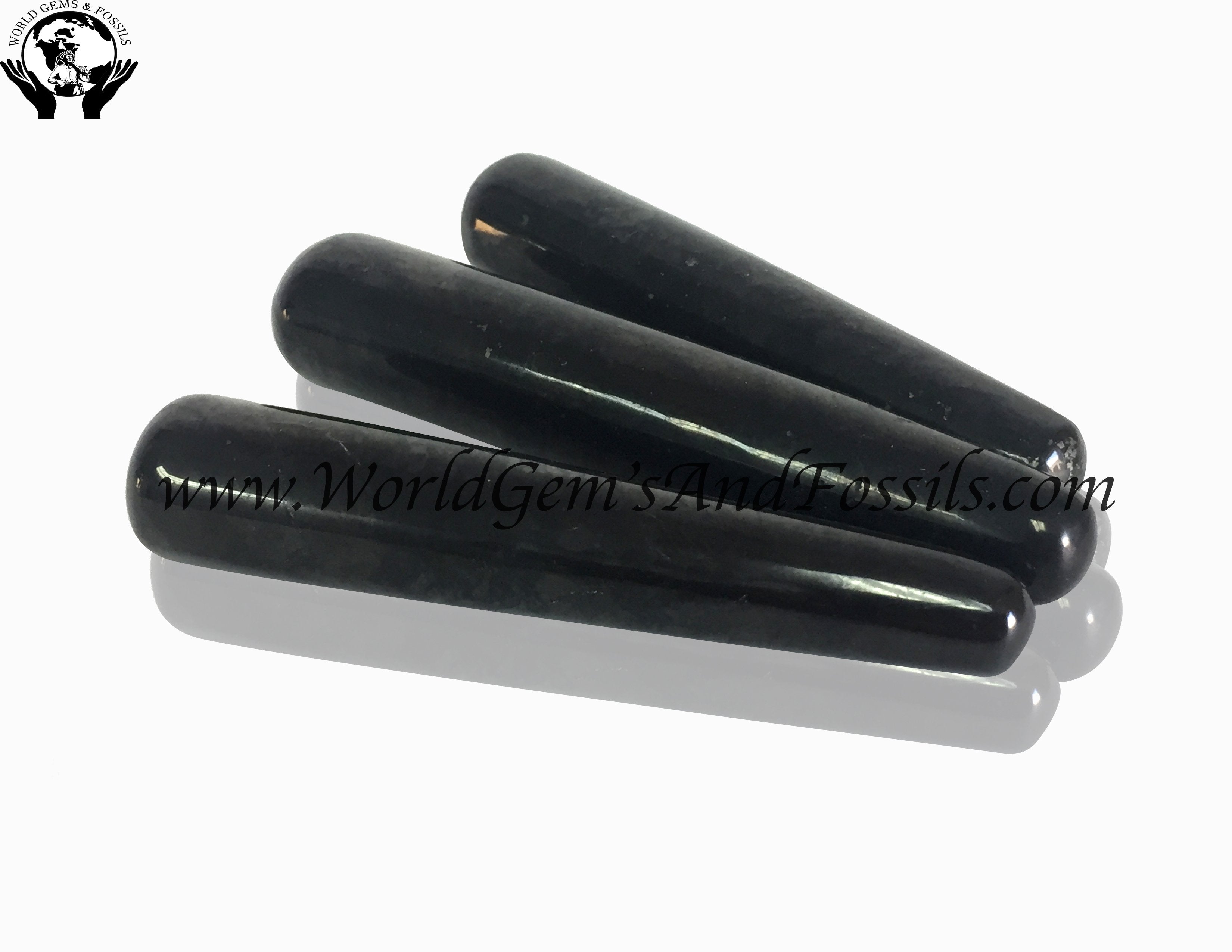 Shungite Round Wands