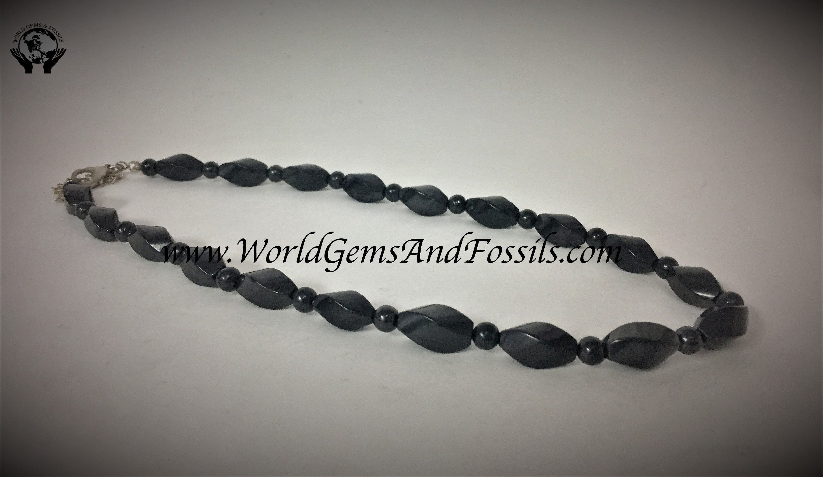 Shungite Swirl Necklace