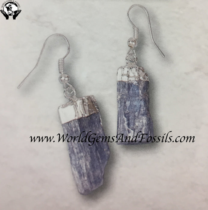 Kyanite Earring Silver Plated