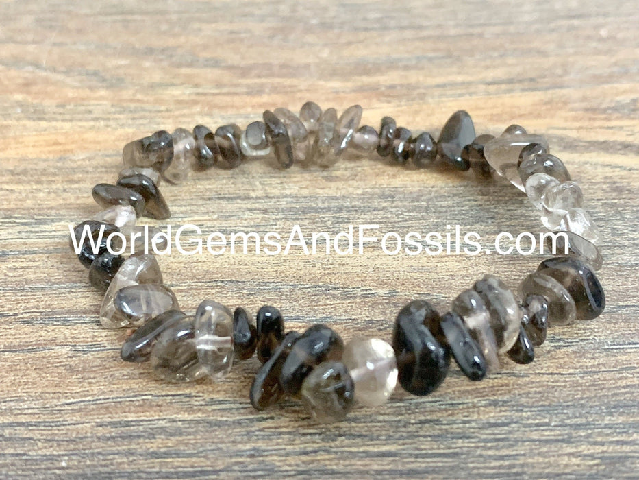 Smoky Quartz Chip Bracelets