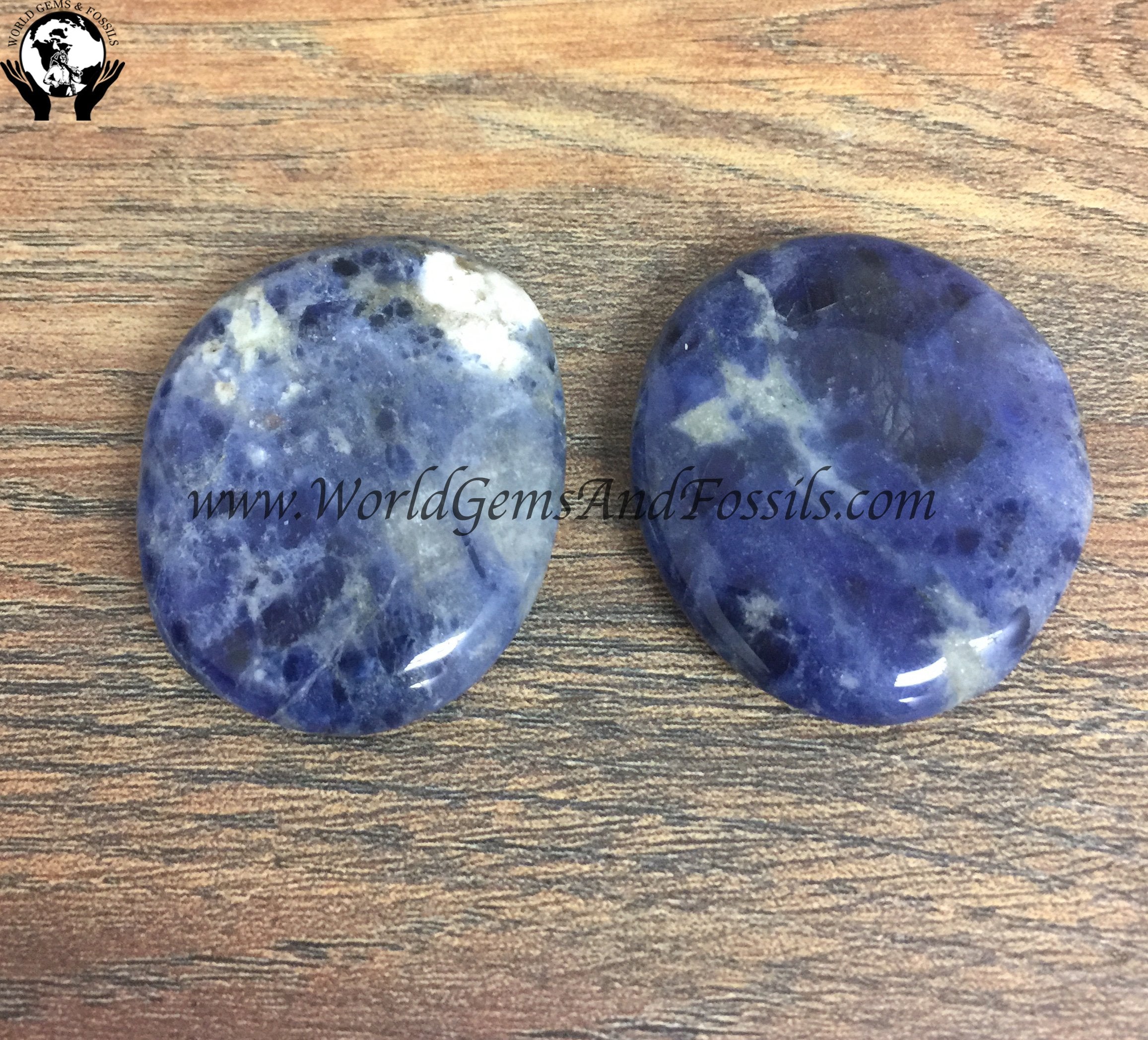 Sodalite Palm Stones