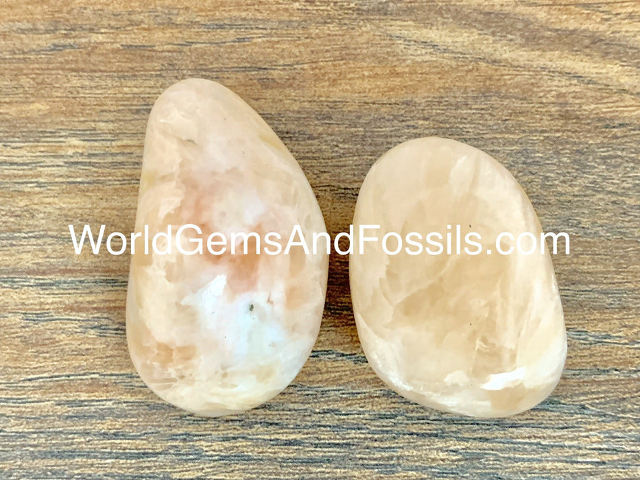 Stilbite Tumbled Stones 3pcs