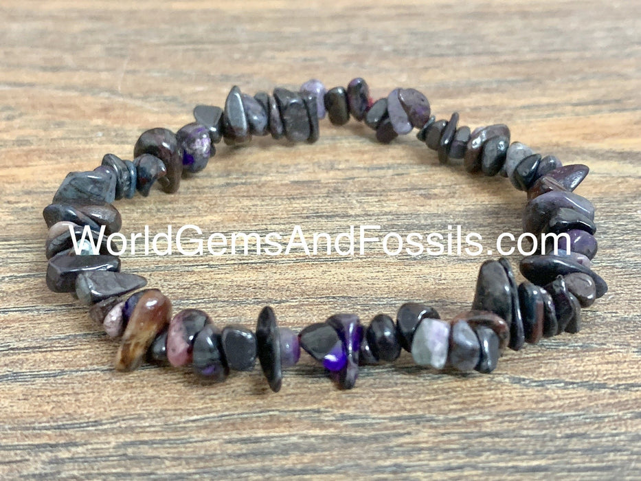 Sugilite Chip Bracelets