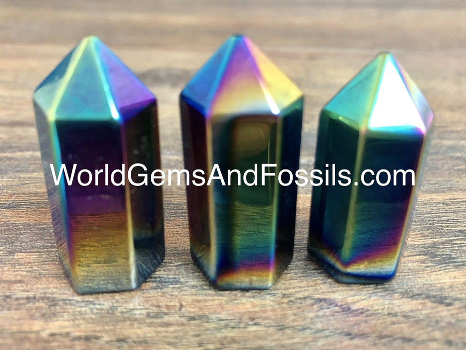 Taitanium Aura Faceted Points