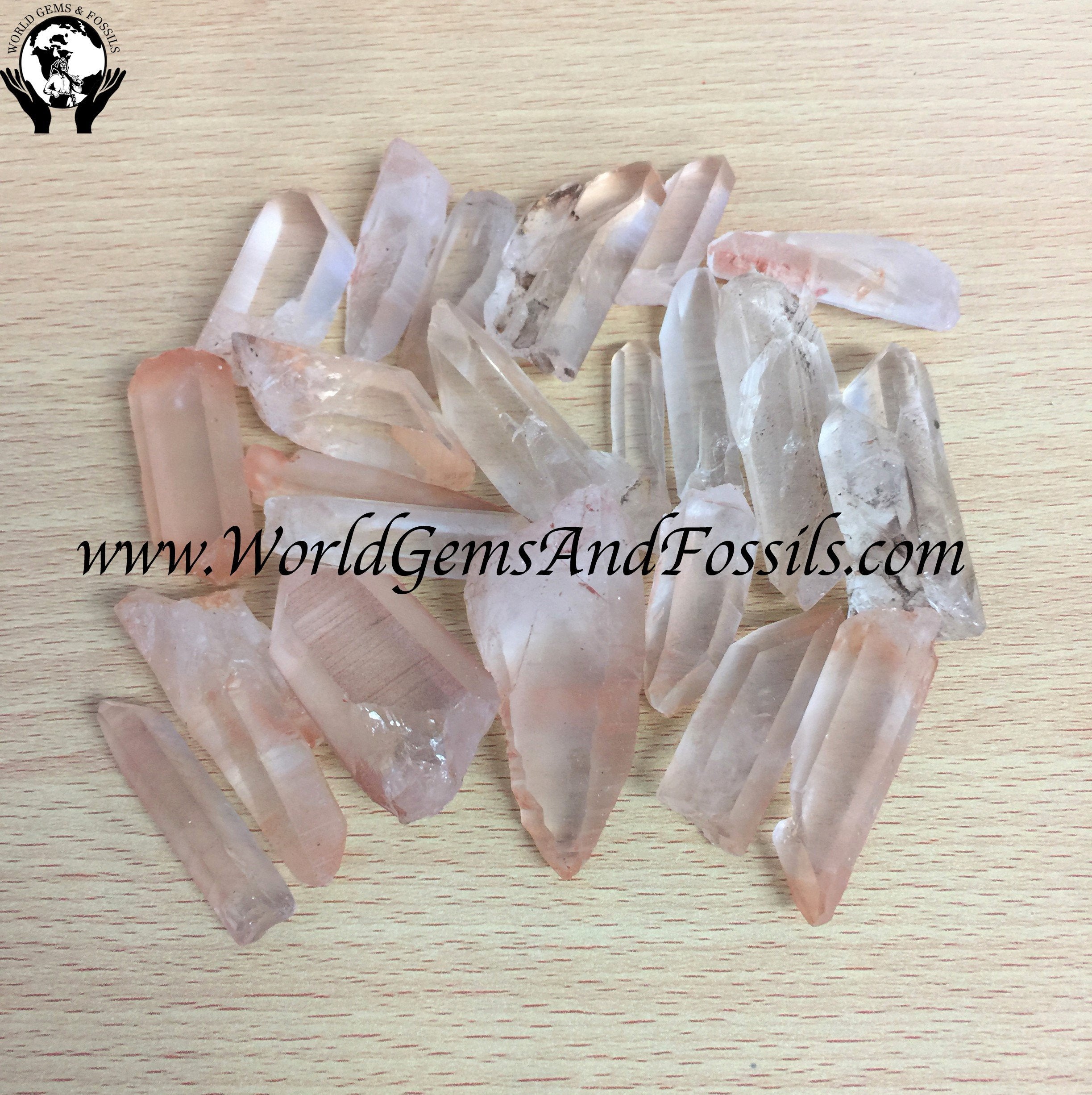 Tangerine Lemurian Points 1lbs