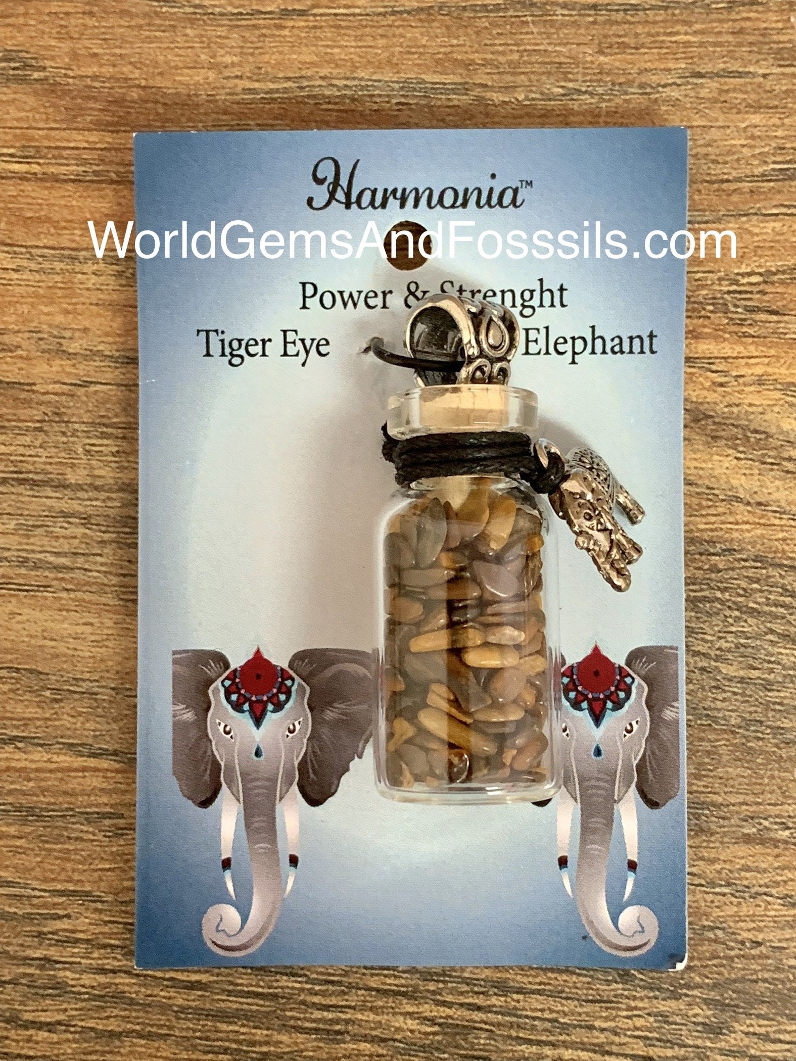 Tiger Eye Chip Stone Bottle Necklaces