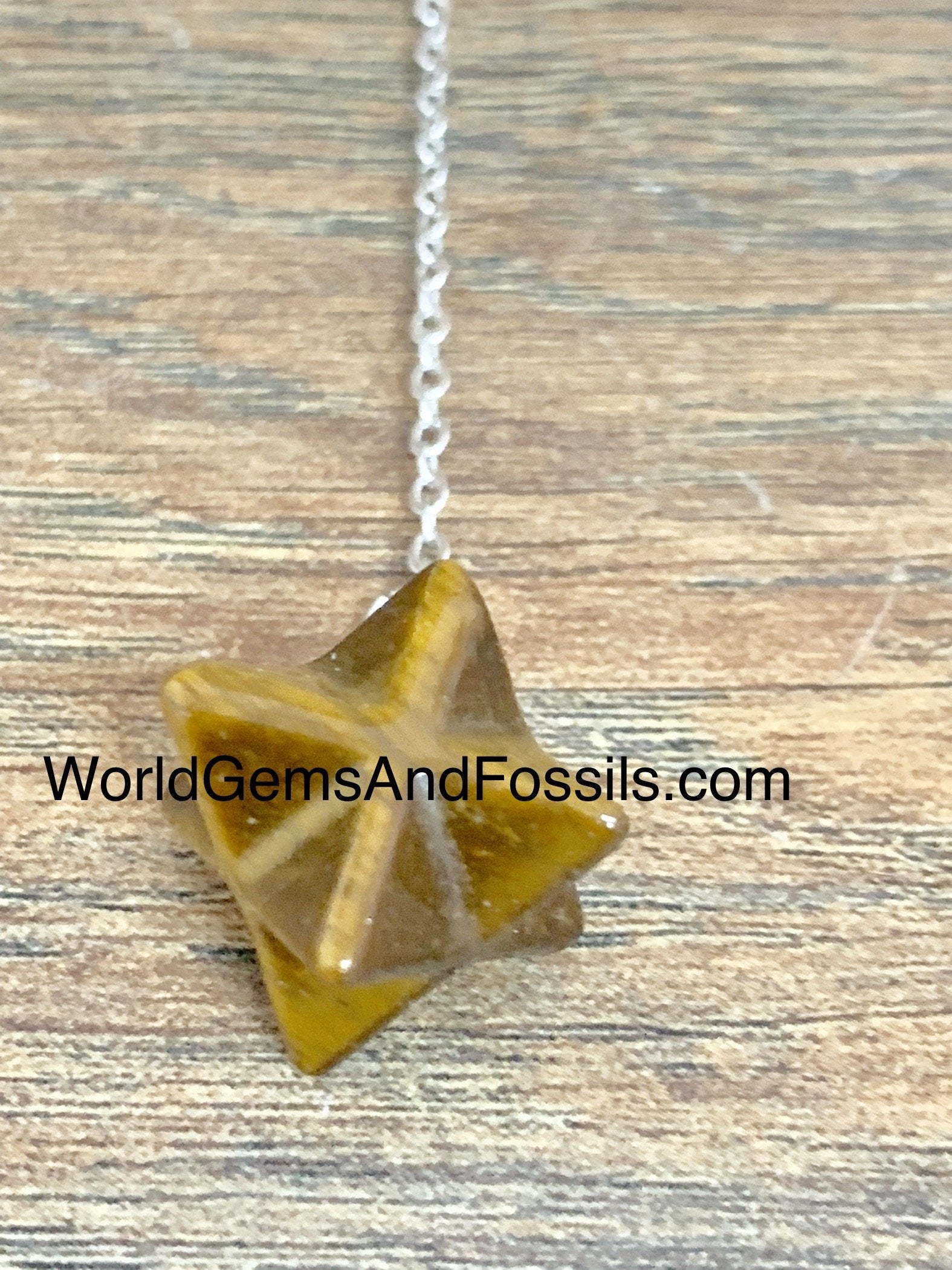 Tiger Eye Merkabah Pendulums