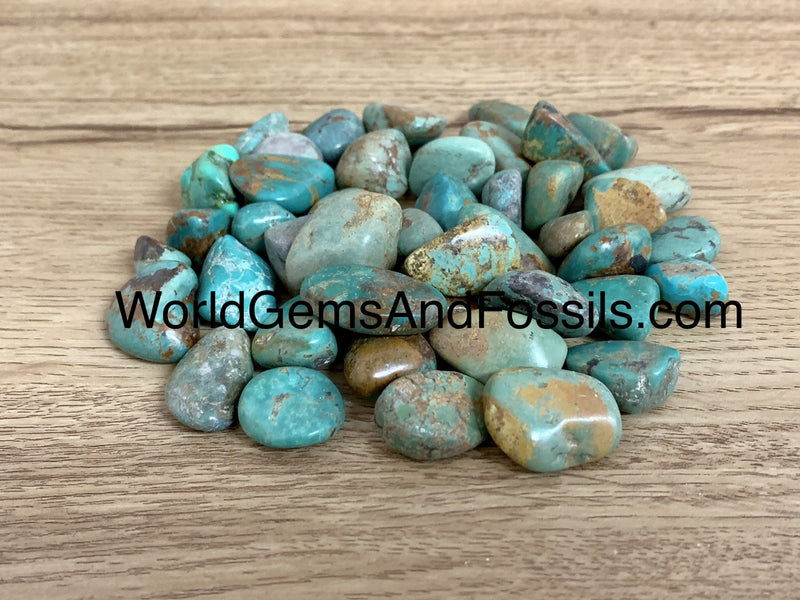 Turquoise Tumbled Stone 1/2 lb