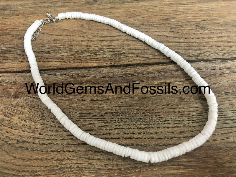 White Clam Shell Necklace