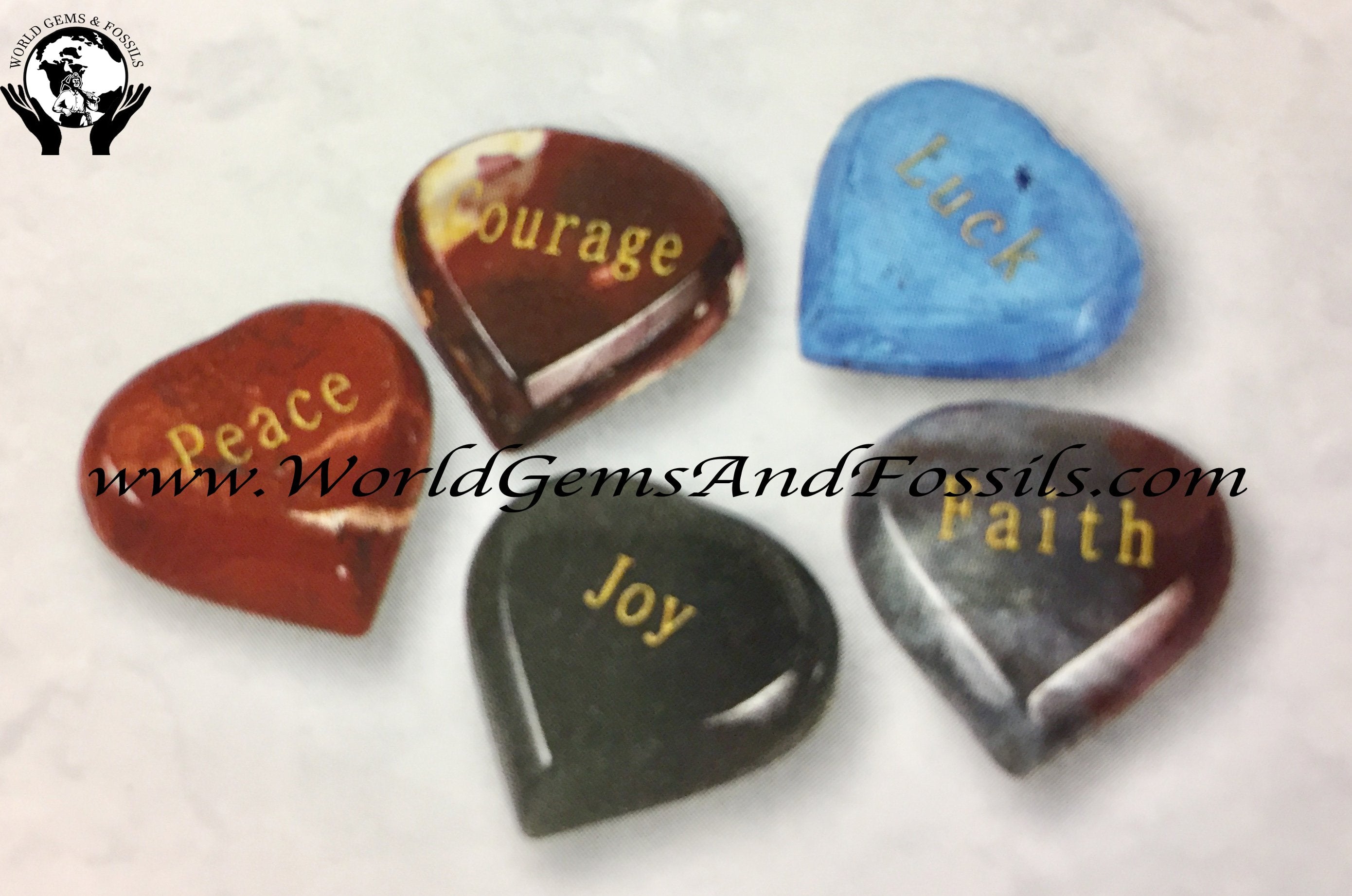 Word Stones Hearts