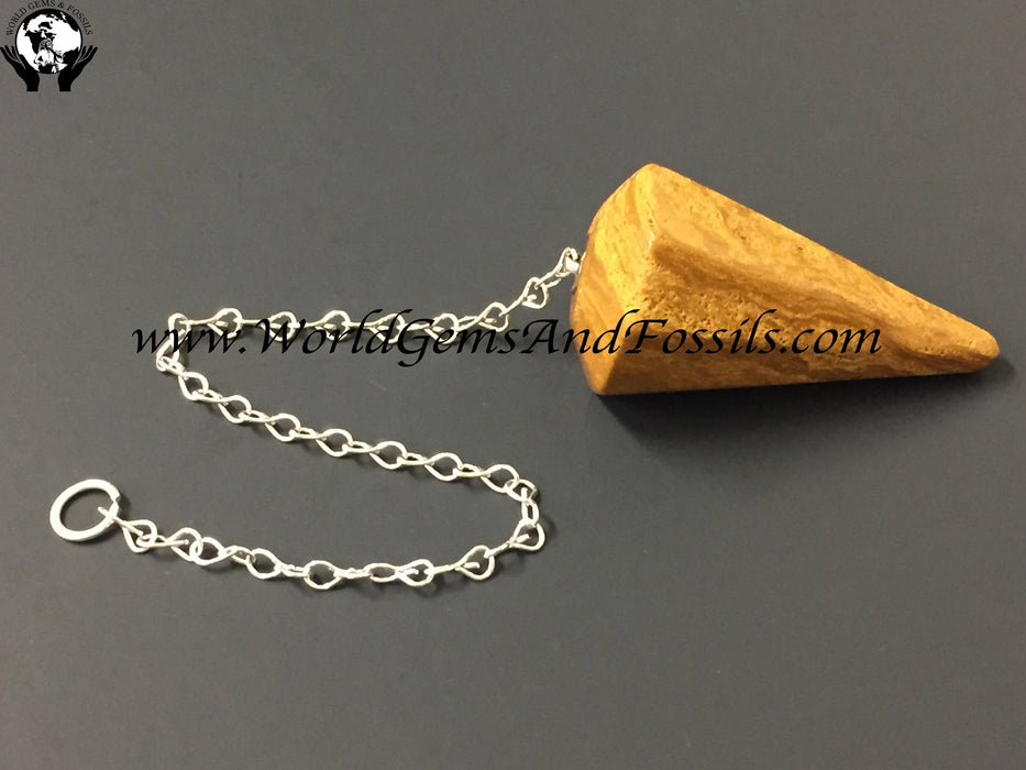 Yellow Jasper Pendulums